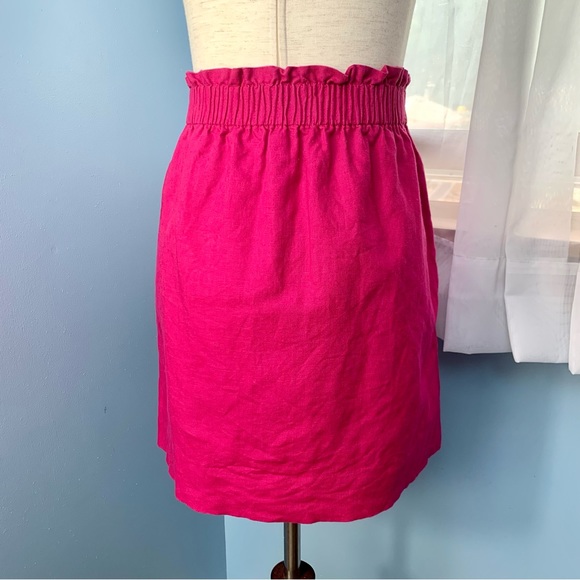 J. Crew Hot Pink Sidewalk Skirt - Picture 5 of 9